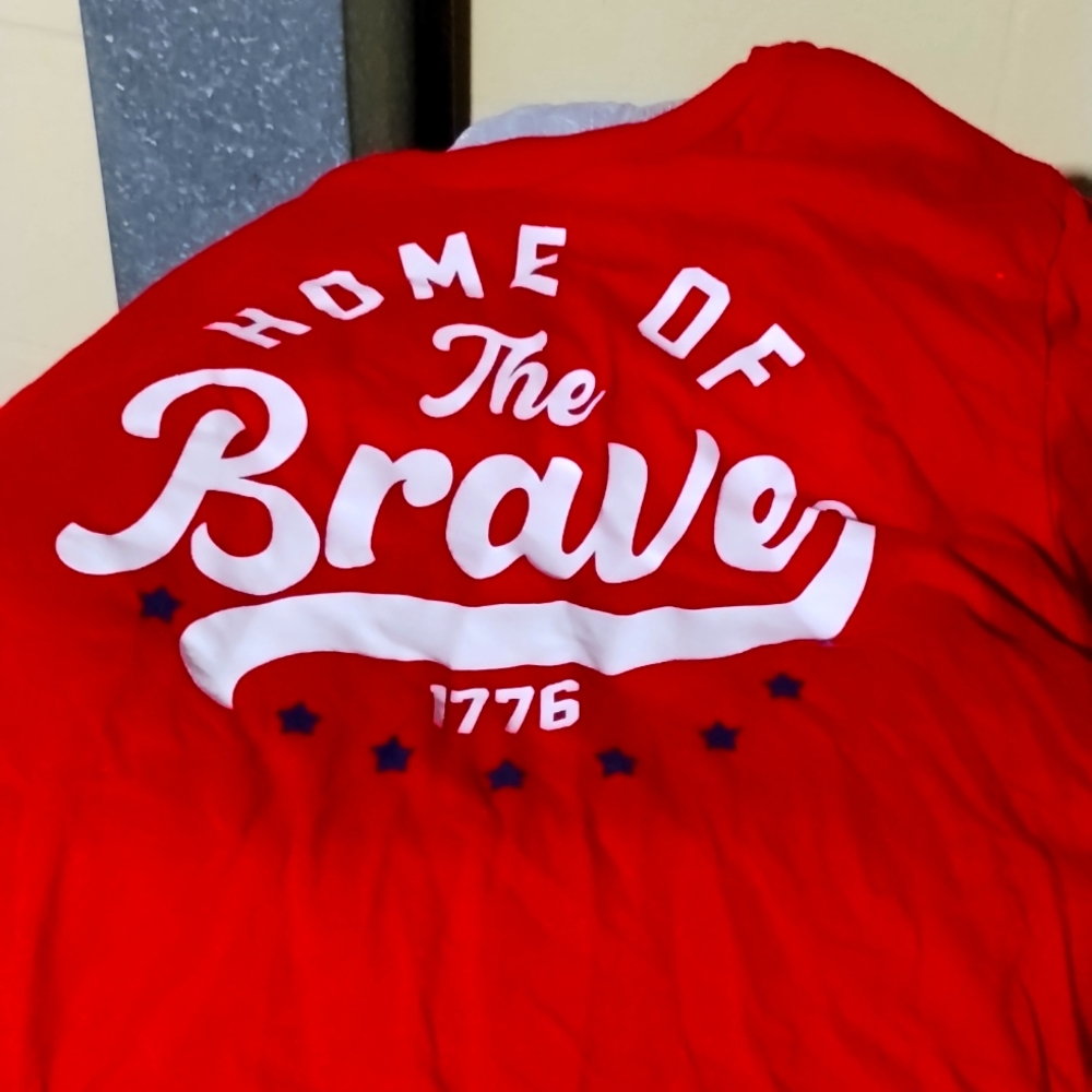 Home of the brave t shirt